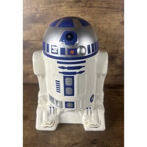 Star Wars Ceramic Statue Figure Piggy Bank R2-D2 Rare Lucasfilm Piggybank 8"